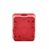 Cubierta para instalar sirenas estrobo en exterior compatible con estrobos sirenas Hochiki color rojo