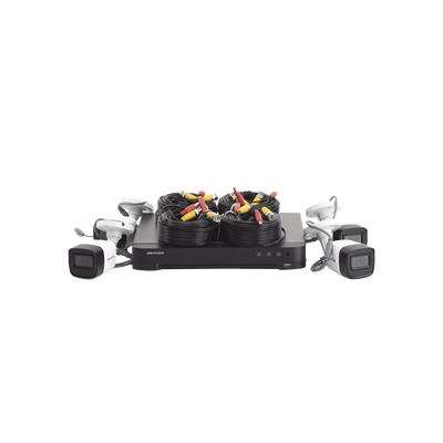 (MICRÓFONO INTEGRADO) KIT TURBOHD 5 Megapixel / DVR 4 Canales / 4 Cámaras Bala con Micrófono Integrado (exterior 2.8 mm) / Fuente de Poder / Accesorios de Instalación (MICRÓFONO INTEGRADO) KIT TURBOHD 5 Megapixel / DVR 4 Canales / 4 Cámaras Bala con Micrófono Integrado (exterior 2.8 mm) / Fuente de Poder / Accesorios de Instalación