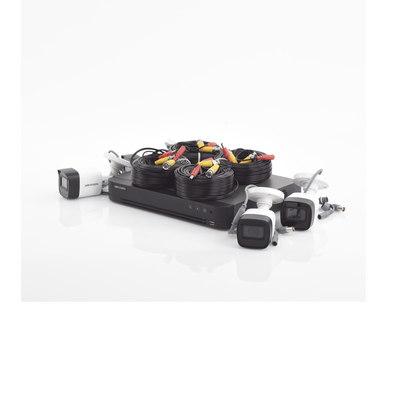 (MICRÓFONO INTEGRADO) KIT TURBOHD 5 Megapixel / DVR 4 Canales / 4 Cámaras Bala con Micrófono Integrado (exterior 2.8 mm) / Fuente de Poder / Accesorios de Instalación (MICRÓFONO INTEGRADO) KIT TURBOHD 5 Megapixel / DVR 4 Canales / 4 Cámaras Bala con Micrófono Integrado (exterior 2.8 mm) / Fuente de Poder / Accesorios de Instalación