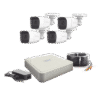 (MICRÓFONO Integrado) Kit TurboHD 1080p Lite / DVR 4 canales / Audio por Coaxitron / 4 Cámaras Bala de Policarbonato con Micrófono Integrado (MICRÓFONO Integrado) Kit TurboHD 1080p Lite / DVR 4 canales / Audio por Coaxitron / 4 Cámaras Bala de Policarbonato con Micrófono Integrado
