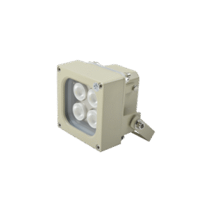 Iluminador LED de Alta Potencia | Luz Blanca | 10 Metros de Iluminación | Cobertura 120° | IP66 | Bajo Consumo de Energía | Fotocélula Incorporada | Soporte en “U” | Carcasa de Aluminio | Alta Transmitancia de Luz.