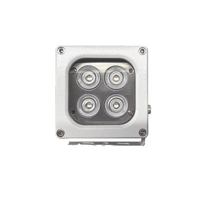 Iluminador LED de Alta Potencia | Luz Blanca | 10 Metros de Iluminación | Cobertura 120° | IP66 | Bajo Consumo de Energía | Fotocélula Incorporada | Soporte en “U” | Carcasa de Aluminio | Alta Transmitancia de Luz. | C