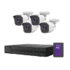 KIT TurboHD 1080p + SSD de 500 GB / DVR 4 canales / 4 Cámaras Bala de Metal / Fuente de Poder / Accesorios de Instalación KIT TurboHD 1080p + SSD de 500 GB / DVR 4 canales / 4 Cámaras Bala de Metal / Fuente de Poder / Accesorios de Instalación