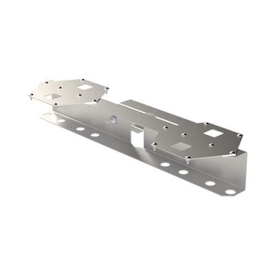 Base Doble para Lámpara de Obstrucción EI-GSLSE. Compatible con tubo hasta 1-1/4".