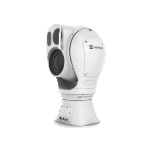 Mini Punta de Poste IP Dual / Térmica 25 mm (384 X 288) + Óptico 32X (4 Megapixel) / 800 mts IR / IP66 / Detección de Temperatura / microSD