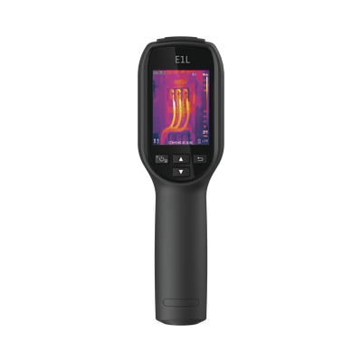 E1L - Cámara Termográfica Portátil / Resolución 160 x 120 / Lente 3.1 mm / Pantalla LCD 2.4" / IP54 / Ranura Micro SD hasta 128 GB (8 GB por Default Integrada)