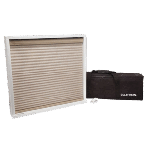 Demo de persiana Lutron / portátil, ideal para realizar presentaciones con sus clientes.