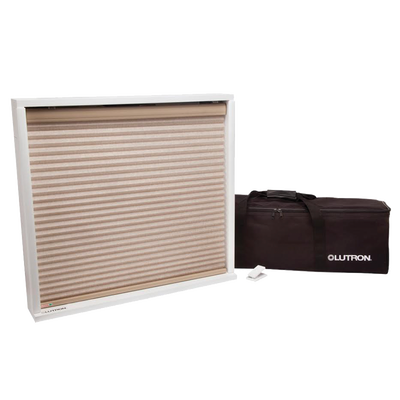 Demo de persiana Lutron / portátil, ideal para realizar presentaciones con sus clientes. Demo de persiana Lutron / portátil, ideal para realizar presentaciones con sus clientes.