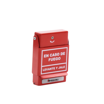 Estación De Jalón Convencional De Doble Acción, Color Rojo, Texto En Español (0600-01230) Incluye varilla de vidrio