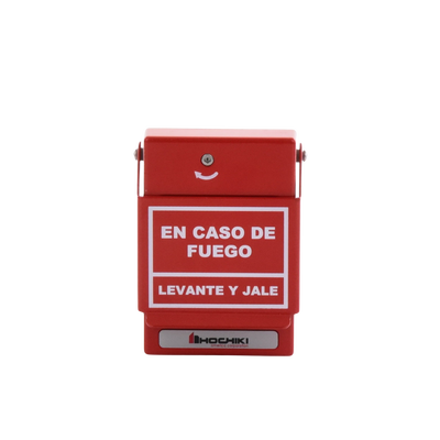 Estación De Jalón Convencional De Doble Acción, Color Rojo, Texto En Español (0600-01230) Incluye varilla de vidrio