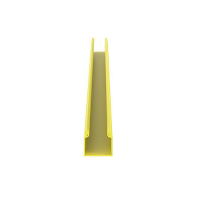 Canaleta FiberRunner™ 2X2 sin Tapa, de PVC Rígido, Color Amarillo, 1.8 m de Largo Canaleta FiberRunner™ 2X2 sin Tapa, de PVC Rígido, Color Amarillo, 1.8 m de Largo