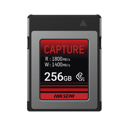 Memoria CFexpress tipo B / Clase 10 de 256 GB / Especializada para Cámaras de Fotografía y Video / 1800 MB/s Lectura / 1400 MB/s Escritura Memoria CFexpress tipo B / Clase 10 de 256 GB / Especializada para Cámaras de Fotografía y Video / 1800 MB/s Lectura / 1400 MB/s Escritura