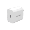Cargador USB - C de 20 Watts / Carga Rapida / 5 VCD a 3 Amp / 9 VCD a 2.22 Amp / Compatible con Multiples Marcas