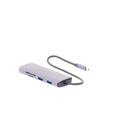 Hub (Adaptador) USB - C / 8 en 1 / 1 Salida HDMI (4K) / 1 Salida USB 2.0 / 3 Salidas USB 3.0 / 1 Salida SD (Memoria SD) / 1 Salida TF (Micro SD) / 1 Entrada USB - C (Carga Rapida / 100 Watts) Hub (Adaptador) USB - C / 8 en 1 / 1 Salida HDMI (4K) / 1 Salida USB 2.0 / 3 Salidas USB 3.0 / 1 Salida SD (Memoria SD) / 1 Salida TF (Micro SD) / 1 Entrada USB - C (Carga Rapida / 100 Watts)