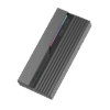 Carcasa para SSD M.2 (Enclosure) / Conector USB-C / RGB / Hasta 40 Gbps