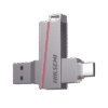 Memoria USB Dual de 128 GB / USB-C y USB-A / Transferencia de Alta Velocidad / Metálica / Compatible con Dispositivos Móviles, Windows, Mac y Linux Memoria USB Dual de 128 GB / USB-C y USB-A / Transferencia de Alta Velocidad / Metálica / Compatible con Dispositivos Móviles, Windows, Mac y Linux