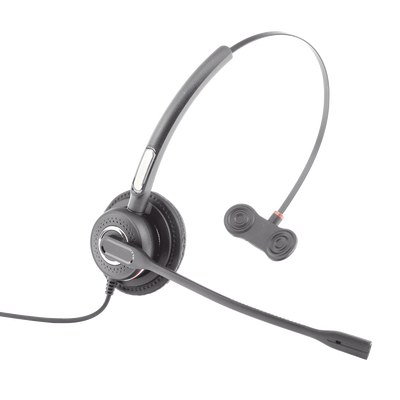Diadema monoaural con tecnología antishock para teléfonos IP FANVIL y Polycom con micrófono de cancelación de ruido, larga durabilidad Diadema monoaural con tecnología antishock para teléfonos IP FANVIL y Polycom con micrófono de cancelación de ruido, larga durabilidad