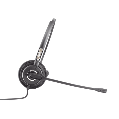 Diadema monoaural con tecnología antishock para teléfonos IP FANVIL y Polycom con micrófono de cancelación de ruido, larga durabilidad Diadema monoaural con tecnología antishock para teléfonos IP FANVIL y Polycom con micrófono de cancelación de ruido, larga durabilidad