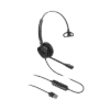 Diadema monoaural con tecnología antishock para teléfonos IP FANVIL con interfaz USB con micrófono de cancelación de ruido, larga durabilidad