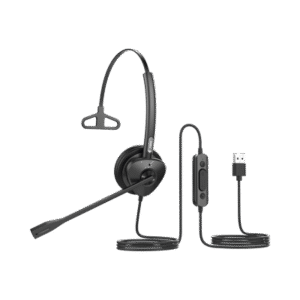 Diadema monoaural con tecnología antishock para teléfonos IP FANVIL con interfaz USB con micrófono de cancelación de ruido, larga durabilidad Diadema monoaural con tecnología antishock para teléfonos IP FANVIL con interfaz USB con micrófono de cancelación de ruido, larga durabilidad