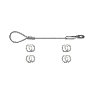 Kit de cable de proteccion anticaida para camaras antiexplosion wisenet