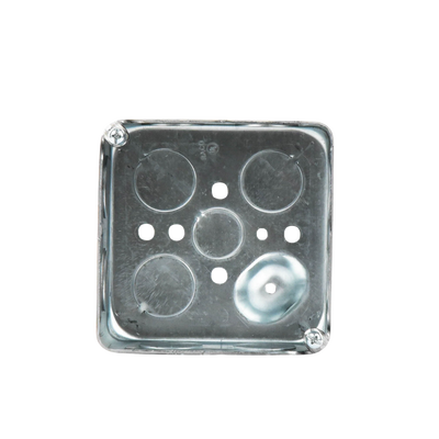 Caja Cuadrada 4 x 4"/Profundidad 1- 1/2"/ 11 Entradas de 3/4" y 1 de 1/2".