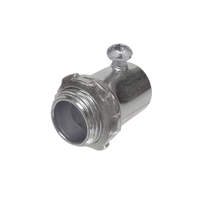 Conector de 1/2" (13 mm) para Pared Delgada con Tornillo. Conector de 1/2" (13 mm) para Pared Delgada con Tornillo.