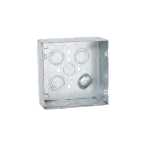 Caja Cuadrada 4 11/16 x 4 11/16"/ Profundidad 2- 1/8"/ Cuenta con 6 Entrada de 1 1/4"/ 1 Entrada de 1/2" / 3 TKO (1/2"-3/4").
