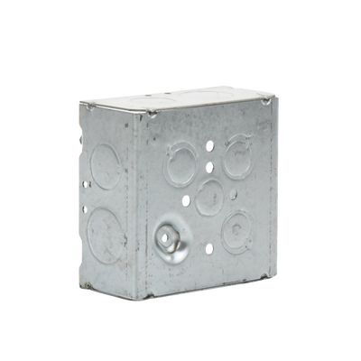 Caja Cuadrada 4 11/16" x 4 11/16"/ Profundidad 2- 1/8"/ 4 Entradas 1", 4 Entradas 3/4", 1 Entrada 1/2" y 3 TKO (1/2"-3/4"). Caja Cuadrada 4 11/16" x 4 11/16"/ Profundidad 2- 1/8"/ 4 Entradas 1", 4 Entradas 3/4", 1 Entrada 1/2" y 3 TKO (1/2"-3/4").
