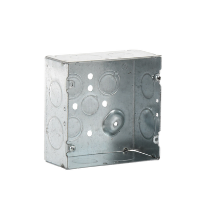 Caja Cuadrada 4 11/16" x 4 11/16"/ Profundidad 2- 1/8"/ 4 Entradas 1", 4 Entradas 3/4", 1 Entrada 1/2" y 3 TKO (1/2"-3/4"). Caja Cuadrada 4 11/16" x 4 11/16"/ Profundidad 2- 1/8"/ 4 Entradas 1", 4 Entradas 3/4", 1 Entrada 1/2" y 3 TKO (1/2"-3/4").