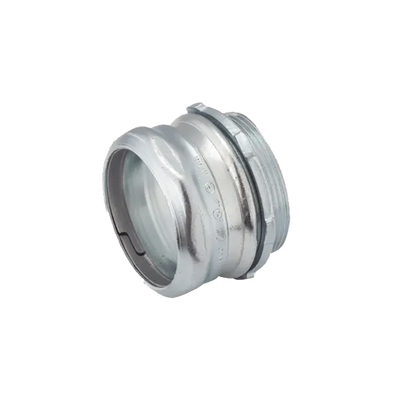 Conector de Compresión de Acero Galvanizado para Pared Delgada de 2".