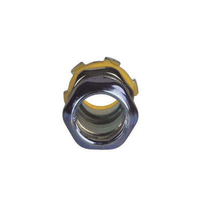 Conector de Compresión Impermeable aislado de Acero Galvanizado para Pared Delgada de 3/4" .