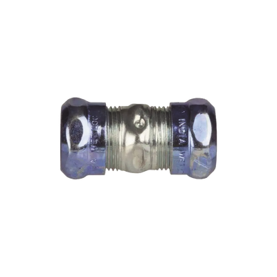 Cople Compresión Hermético de Acero Galvanizado para Pared Delgada de 3/4" .