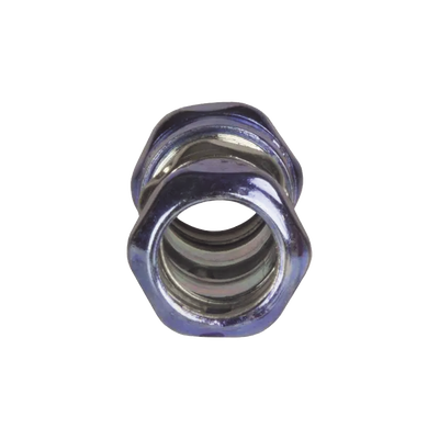 Cople Compresión Hermético de Acero Galvanizado para Pared Delgada de 1 1/2" .