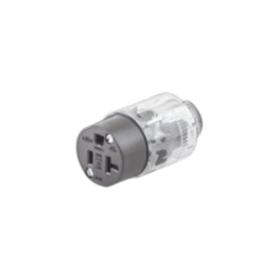 Conector Iluminado 20 A 125 V CA 2 Polos 3 Hilos (Nema 5-20R). Conector Iluminado 20 A 125 V CA 2 Polos 3 Hilos (Nema 5-20R).