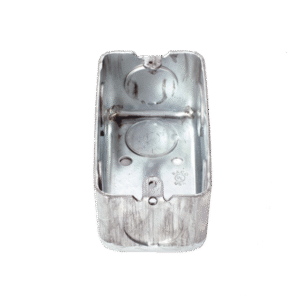 Caja (Chalupa) 4x2" / Profundidad 1-7/8" / 7 Entradas de 3/4" / Troquelada.