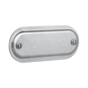 Tapa de Aluminio con Empaque para Caja Condulet de 2".