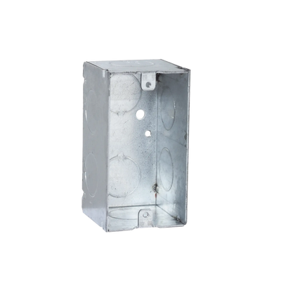 Caja (Chalupa) 4x2"/ Profundidad 2-1/8"/ 8 Entradas de 3/4"/Soldada Caja (Chalupa) 4x2"/ Profundidad 2-1/8"/ 8 Entradas de 3/4"/Soldada