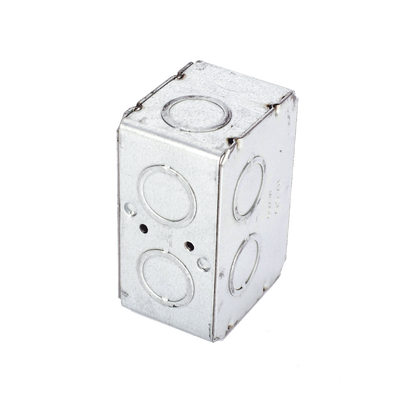 Caja (Chalupa ) Multigang de 1 Gang/ Profundidad de 2-1/2"/ 8 TKO (1/2" y 3/4").