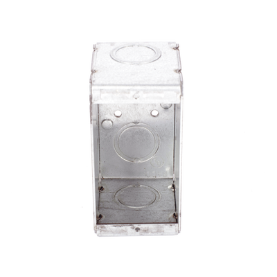 Caja (Chalupa ) Multigang de 1 Gang/ Profundidad de 2-1/2"/ 8 TKO (1/2" y 3/4").