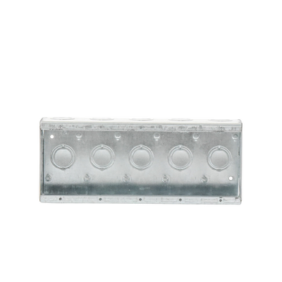 Caja Multigang de 5 Gang / Profundidad 2 1/2" / 19 Entradas 1/2"-3/4". Caja Multigang de 5 Gang / Profundidad 2 1/2" / 19 Entradas 1/2"-3/4".