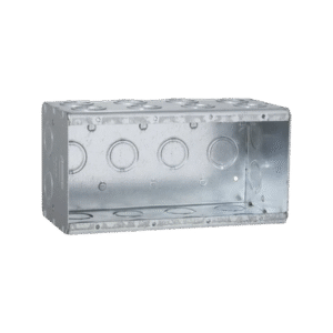 Caja Multigang de 4 Gangs/ Profundidad de 3-1/2"/ 24 Entradas de 1/2" - 3/4".