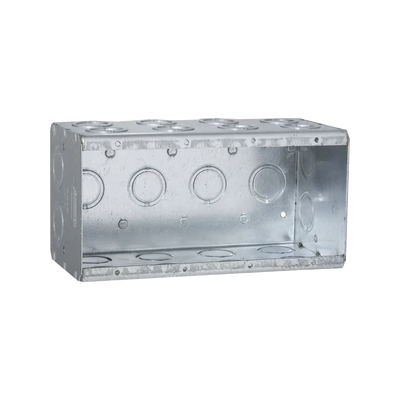 Caja Multigang de 4 Gangs/ Profundidad de 3-1/2"/ 24 Entradas de 1/2" - 3/4".