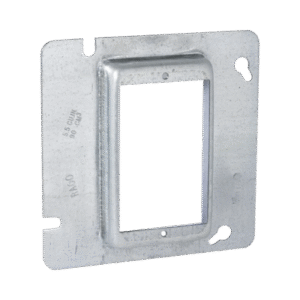 Sobretapa Cuadrada Galvanizada para Caja de 4 11-16" / Realce de 3/4".