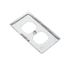 Tapa Metálica 4"X2"/ Para tomacorriente Duplex. Tapa Metálica 4"X2"/ Para tomacorriente Duplex.
