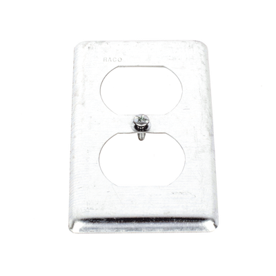 Tapa Metálica 4"X2"/ Para tomacorriente Duplex. Tapa Metálica 4"X2"/ Para tomacorriente Duplex.