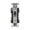 Contacto Dúplex 20 A, 125 V, 2 Polos, 3 Hilos, Cableado Posterior y Lateral, Color Blanco (Nema 5-20R).