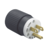 Clavija Negra 15 A 125 V CA 2 Polos 3 Hilos (NEMA 5-15P). Clavija Negra 15 A 125 V CA 2 Polos 3 Hilos (NEMA 5-15P).