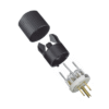Clavija Negra 15 A 125 V CA 2 Polos 3 Hilos (NEMA 5-15P). Clavija Negra 15 A 125 V CA 2 Polos 3 Hilos (NEMA 5-15P).