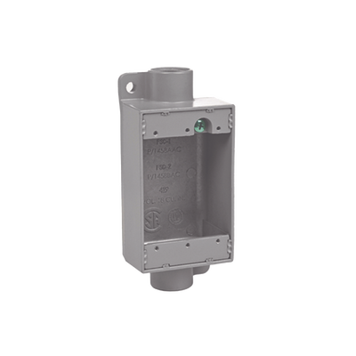 Caja Rectangular Tipo FSC de Aluminio libre de Cobre de 1/2".